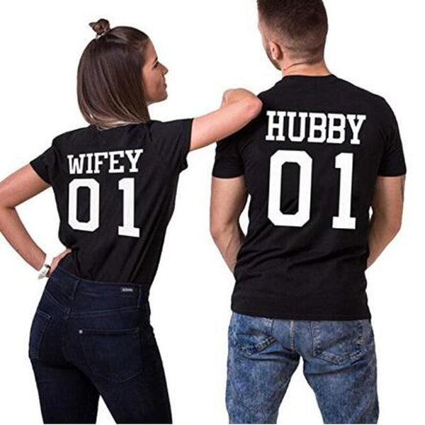 T Shirt Couple Number One - MatchingMood