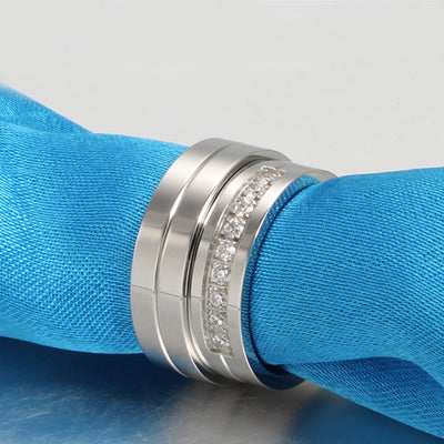 Bague Couple Gravable Personnalisable