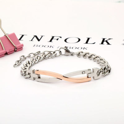 Bracelet Couple Duo Amoureux Or - MatchingMood