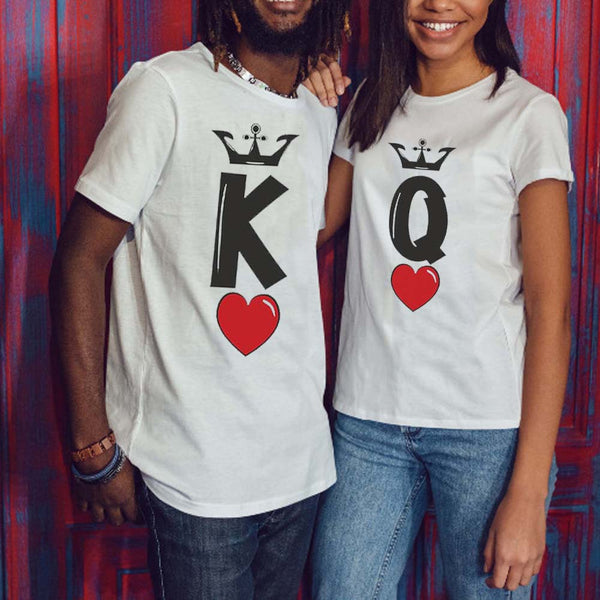 Tee-Shirt Couple Queen King