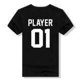 T Shirt Meilleur Ami Player 1 Player 2 Noir