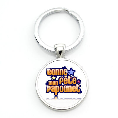 Porte Clé pour Père Français