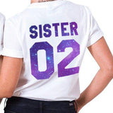 T-Shirt Meilleure Amie Sister 02 Étoilé - MatchingMood