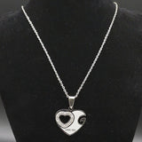 Collier Love Couple - Love You Argent
