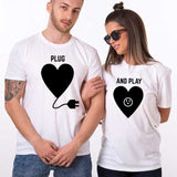 Tee Shirt Couple Plug and Play