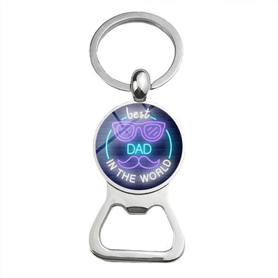 Porte Clé Père Fils Ouvre-Bouteille