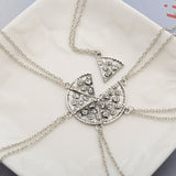 Collier d'Amitié En Forme de Pizza à 6 Amis