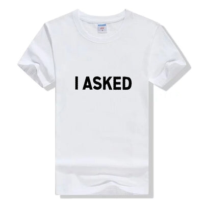 T Shirt Couple J'ai Dit Oui - I Asked Blanc - MatchingMood