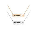 Collier Mère Fille Rectangulaire