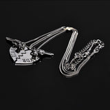 Collier Couple Bonnie Clyde Coeur Séparable - MatchingMood