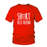 T-shirt Meilleure Amie Short Rouge