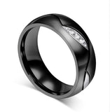 Bague Couple Noir Femme