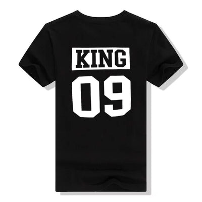 Tee Shirt King et Queen - King 09 Noir