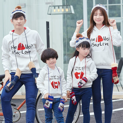 Sweat Pour Toute La Famille Hoodie - MatchingMood