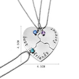 Collier Best Friends 3 Parties Meilleures Amies