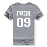Tee Shirt King et Queen - King 09 Gris