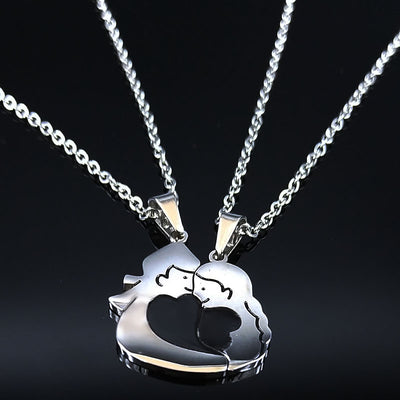 Collier Pendentif Amoureux Séparable