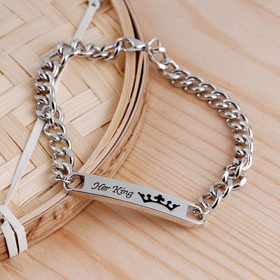 Bracelet Couple Her King - Matchingmood