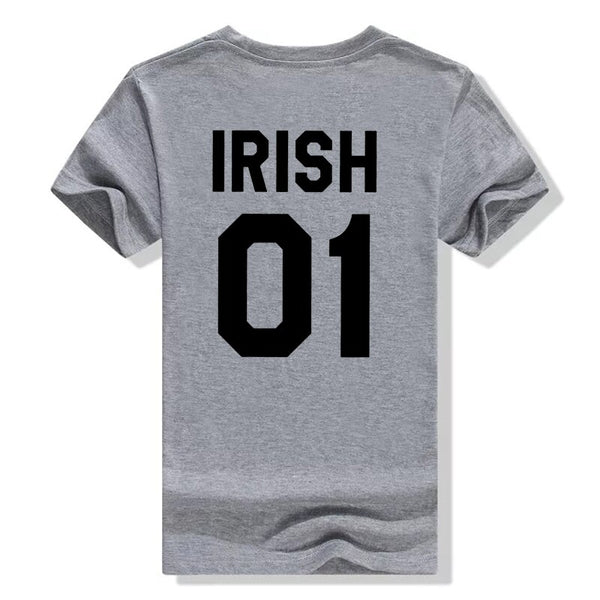 T Shirt Couple Irish 01 Gris