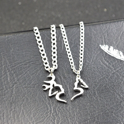 Collier Couple de Cerfs Homme et Femme