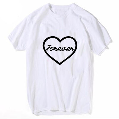 T-Shirt Best Friends Forever 3 - Forever blanc