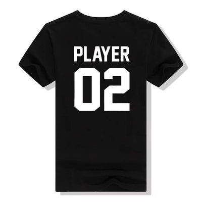 T Shirt  Player 1 Player 2 pour Meilleur Ami