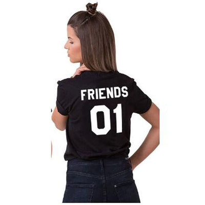 T-Shirt Best Friends - Friends 01 Noir