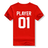 T Shirt Meilleur Ami Player 1 Player 2 Rouge