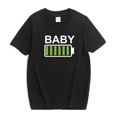T Shirt Famille Batterie Bébé