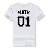 Tee Shirt Mate Blanc pour Meilleure Amie
