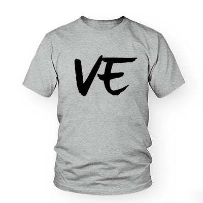 T-shirt Couple Love Femme Gris-Noir - MatchingMood