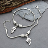 Bracelet Mère Fille Duo Coeur Séparable