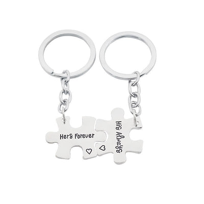 Porte-Clé Couple Puzzle