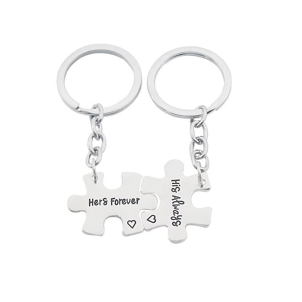 Porte-Clé Couple Puzzle