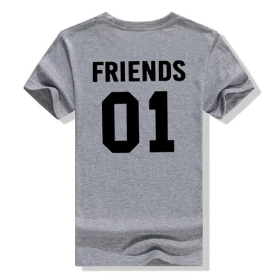 T-Shirt Best Friends - Friends 01 Gris-fonce