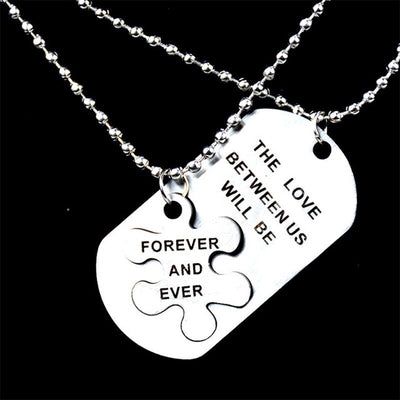Collier Couple Puzzle Love