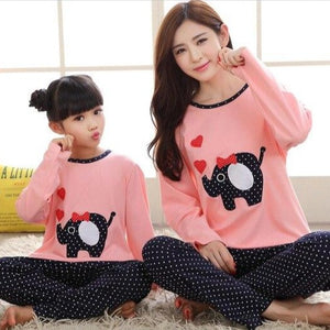 Pyjama Mere Fille Assortie Elephant - MatchingMood