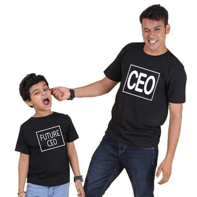 Tee Shirt Enfant Papa noir