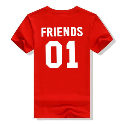 T-Shirt Best Friends - Friends 01 Rouge