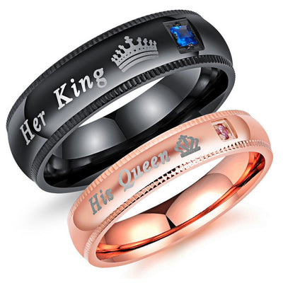 Bague Couple King Queen