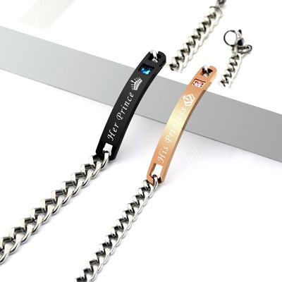 Bracelet Couple Prince Princesse Royaux - MatchingMood