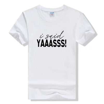 T Shirt Couple J'ai Dit Oui - I Said Yes Blanc - MatchingMood
