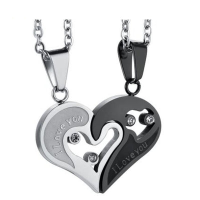 Collier Coeur Couple i Love You