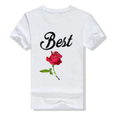 Tee-shirt Best Friends Roses Amies