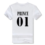 T Shirt Couple Prince 01 blanc