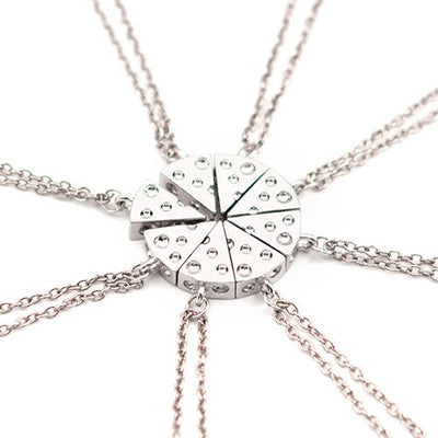 Collier Meilleure Amie Pour 6 Fromage Argent - MatchingMood