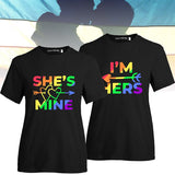 T Shirt Couple LGBT Femme - MatchingMood