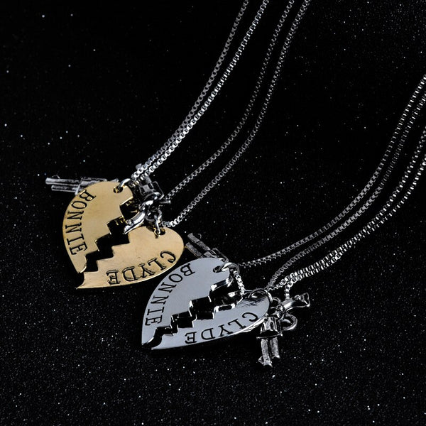 Collier Couple Bonnie Clyde - MatchingMood