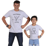 T Shirt Enfant Gothique Gris