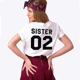 T-Shirt Sister 01 02 Meilleure Amie